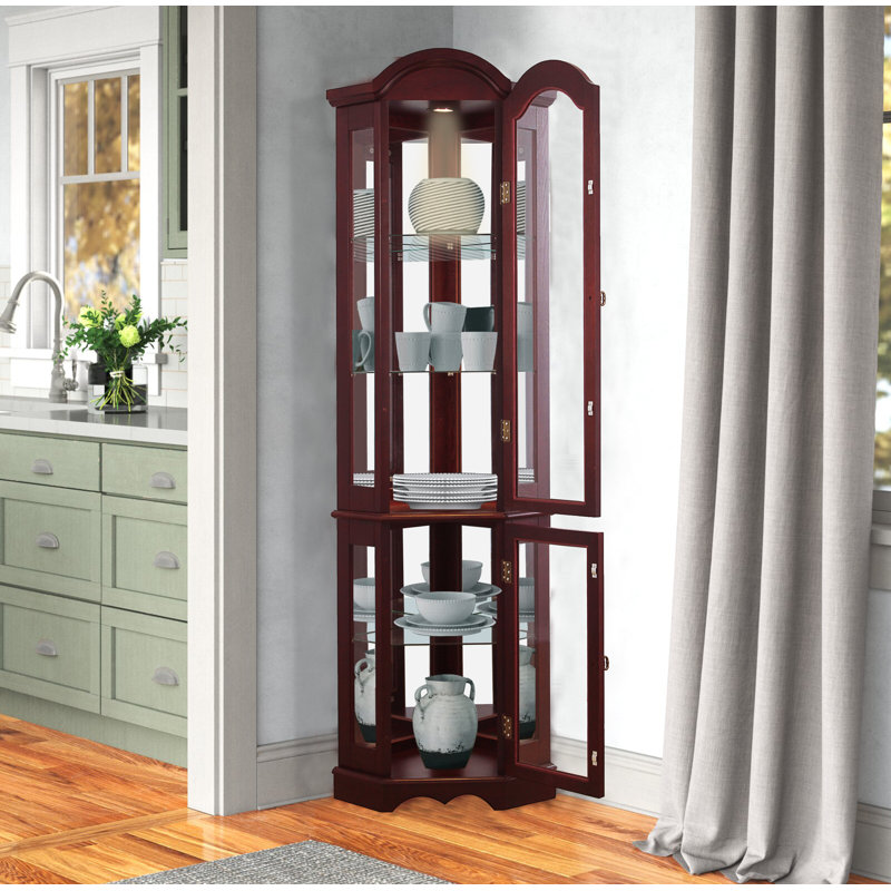 Clayborne Dining Cabinet Astoria Grand Color Oak